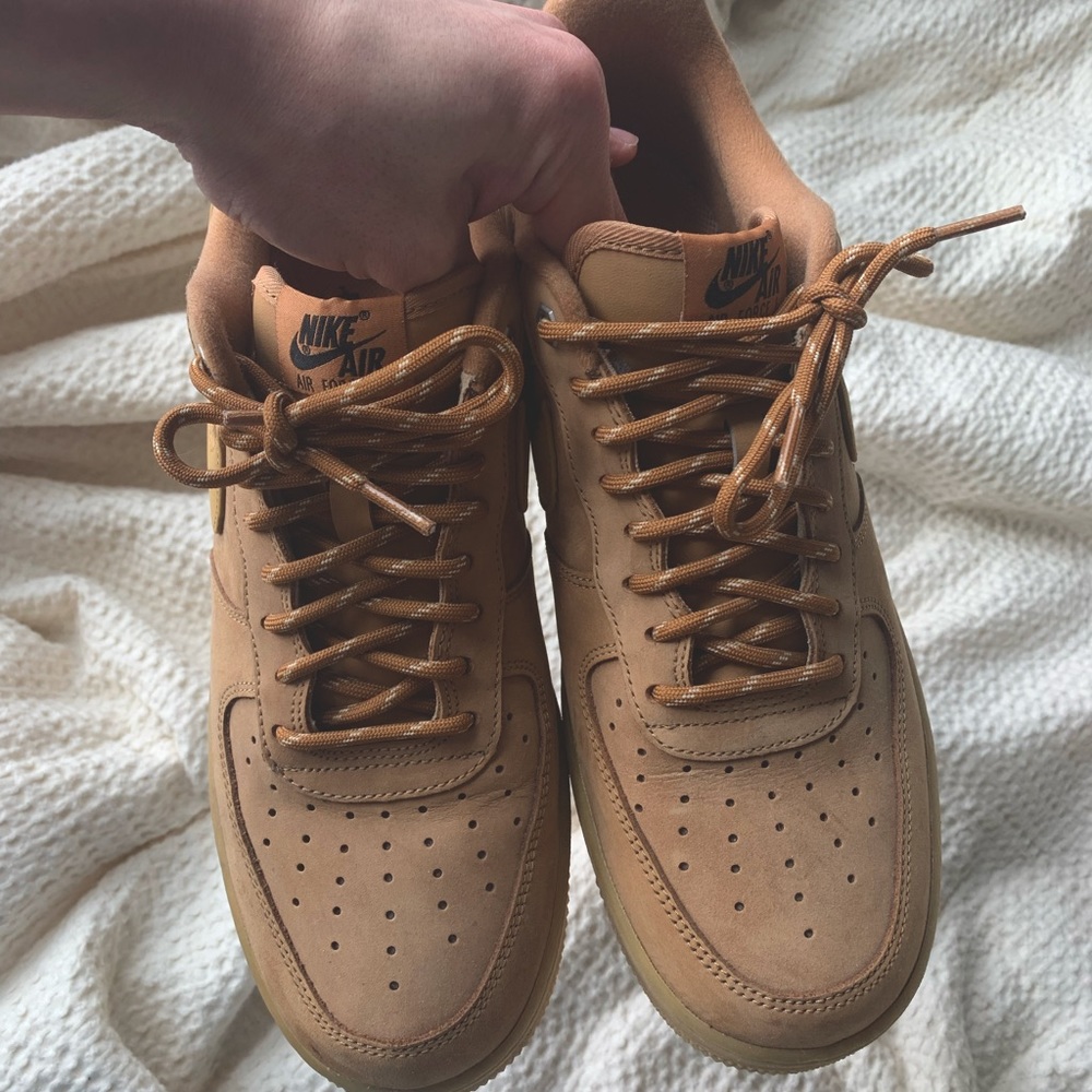 Nike Wheat Air Force 1 Low (Men’s size 10)